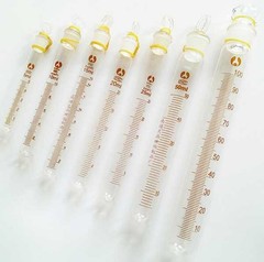 5ml-100ml Round-bottomed Transparent graduated Glass Tubes Sample Container