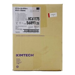 200 Pair Nitrile Gloves White Sterile Kimtech G3, 12”, 6 Mil, Size 7.5, Exp2027