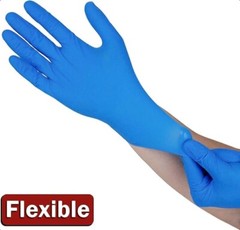 100 4mil INDIGO or BLUE Nitrile Medical Disposable Exam Gloves Latex Powder Free