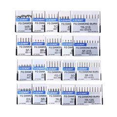 AZDENT Dental Super Coarse FG Diamond Burs fit for High Speed Handpiece