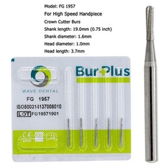 Wave Dental Carbide Burs Round Bur FG 330 1/4 2 6 8 557 High Speed Friction Grip