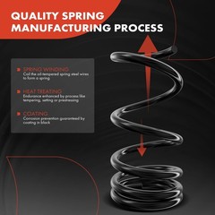 A-Premium 2Pcs Rear Suspension Coil Spring Set Compatible Toyota Sienna