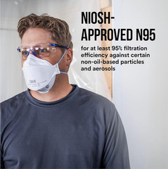 3M Aura 9205+ NIOSH N95 Approved Particulate Respirator Face Mask Multi Propouse