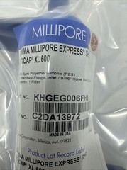 Millipore Opticap XL 600 Capsule Gamma SHC KHGEG006FH3 0.5/0.2 UM Lab Supply
