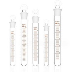 5ml-100ml Round-bottomed Transparent graduated Glass Tube Lab Sample Container