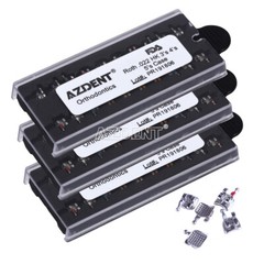 AZDENT Dental Orthodontic Metal Brackets Braces Mini Roth MBT 018 022 345 Hooks