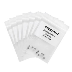 10XETERFANT Dental Ortho Bondable Lingual Buttons Round Base with Hole 10pc/pack