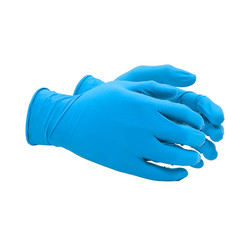 7500PF Biodegradable Powder-Free Disposable Nitrile Safety Glove, 4-Mil,
