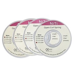 Dental Orthodontic Niti Open Coil Spring Diameter (008/010/012/014)*030 914mm