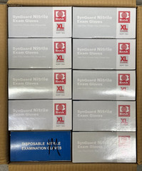 1000 3 Mil Disposable Nitrile Examination Gloves Non-Sterile Powder-Free Size XL
