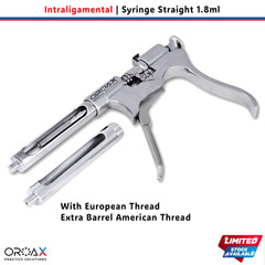 Dental Anesthetic 1.8ml Self Aspirating Intraligamental Syringe OROAX