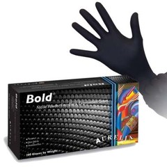 Black Nitrile Exam Gloves – Disposable Latex & Powder Free, Medical Rubber Food