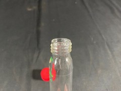 CHEMGLASS Glass 50mL M Frit 24/40 Solid Phase Peptide Synthesis Vessel Chipped