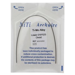 Dental TMA Molybdenum Beta Titanium Ti-Mo Alloy Arch Wire Rectangular/Round