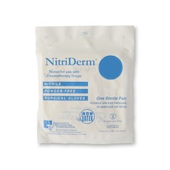 Sterile Surgical Gloves Size 6.5 — NitriDerm Nitrile Series 135265 (50 Pr/Box)