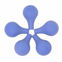 Lot of 5 Pcs Blue Suction Ball Pipette Dropper Rubber Bulb, Fit for 3ml 5ml 10ml