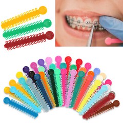 1040PCS Ortho Dental Ligature Rubber Ties Bands Braces Orthodontic Elastic Bands