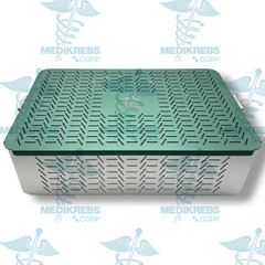 Aluminum Sterilization Tray Case 18″x12″x5″ (45 x 30 x 12 cm) Surgical