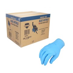 Large 3 MIL Textured Blue Nitrile Powder-Free Gloves 2000 Pieces