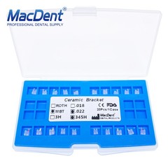 Dental Orthodontic Metal Self-ligating Ceramic Clear Crystal Brackets Braces ALL