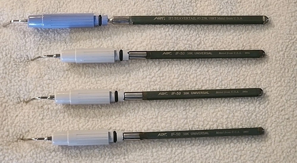 Lot of 4 Bonart Beavertail & 3 IF 50 / 30k Universal Ultrasonic Pre-owned