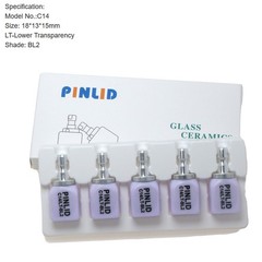 C14 Glass Ceramic Blocks Dental LT Lithium Disilicate E.Max CAD/CAM Cerec Blocks
