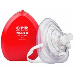 Ergonomic First Aid CPR Mask with One-Way Valve – Lightweight & Travel-Friendly