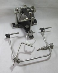 NICE USED SEMI ADJUSTABLE SPECIAL DENTAL ARTICULATOR “ESCUDO” MADE IN ARGENTINA