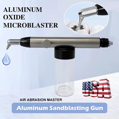 Dental Alumina Air Abrasion Polisher Microetcher Sandblasting Gun 4Hole W/ Water