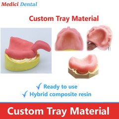 Dental Lab Hybrid Composite Custom Tray Material Light Cured, Blue, Pink, USA