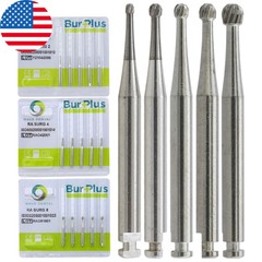Wave Dental Carbide Round Burs Surgical Length Latch Burs Low Speed LA RA 2 4 6