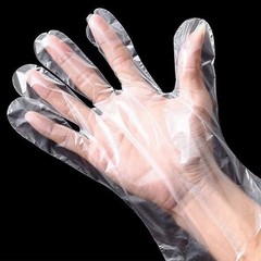 500 Count Disposable Poly Plastic Gloves for Cooking, Food Prep and Food Service