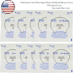 US Dental Ortho Arch Wire NiTi Stainless Reverse Curve Nature Round Square Ovoid