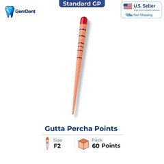 GemDent Gutta Percha Points .02 .04 .06 F1 F2 F3 Standard Multicolor Endo Marked
