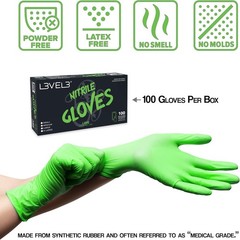 Reversible Thumb Nitrile Gloves – Breathable – 100ct