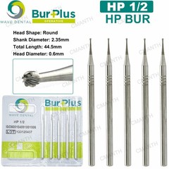WAVE Dental Carbide Burs HP Surgical Burs Round For Straight Handpiece HP 2 4 8