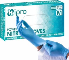 Ambidextrous 4 Mil Disposable Nitrile Gloves – Durable and Waterproof, 100 Count
