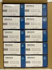 CASE OF 1000 Tronex Powder-Free Nitrile Exam Gloves Size L Black 9047-30