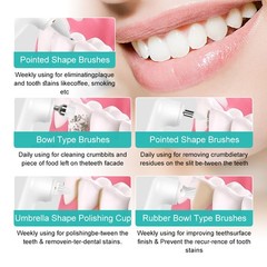 100Pcs/Box Dental Nylon Material Closure Flat Polishing Prophylaxis Brushes RA