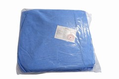 100Pack Disposable Protective Gowns Blue Dental, Cleaning, Industrial, Home Care