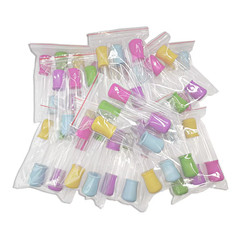 5pc Random Medicine Silicone and Plastic Pipettes Eye Dropper with Bulb Tip 5ml