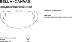 Bella+Canvas Bellacanvas Lightweight Fabric Face Cover St323