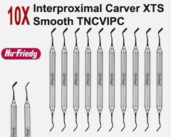 10X HU FRIEDY Dental Interproximal Carver XTS Smooth TNCVIPC