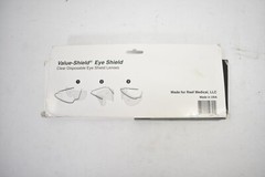 Value Shield Disposable Medical/Dental Eye Shield Clear Single Use 100 Pack