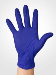 1000 4m Indigo ELECTRA BLUE Nitrile Medical Exam Gloves Lat Powder Free S M L XL