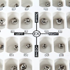 48pcs Dental Kids Adult Crown Stainless Steel Primary Molar Crowns Pediatric