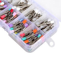 200pcs US Mixed Dental latch type prophy polishing brush flat tapered Brushes ty
