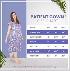 Utopia Care Women’s Hospital Gown Soft Comfortable and Stylish Patient Gown,…