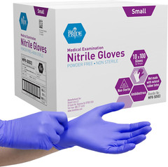 Medpride Powder-Free Nitrile Exam Gloves, X-Large (Pack of 100)