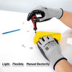 Manusage Safety Work Gloves – Protective Glove For Men Women – Ultrathin Hand